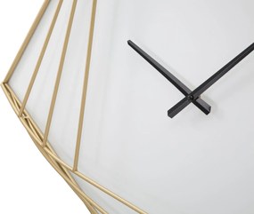 Nástenné hodiny Línia 85 cm zlaté/biele