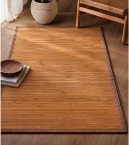 Bambusový koberec v prírodnej farbe 60x90 cm - Casa Selección