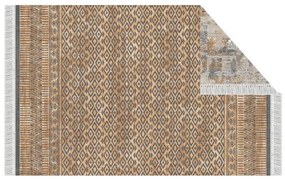 Tempo Kondela Obojstranný koberec, vzor/hnedá, 160x230, MADALA