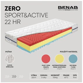 Matrac Benab Zero Sport & Active 22 HR 195x90 cm