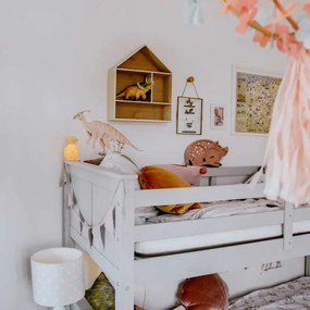 Samolepka do detskej izby šťastná ríša divov dino L