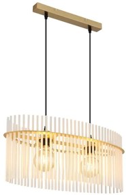 Globo 15698H3M - Luster na lanku GORLEY 2xE27/60W/230V zlatá