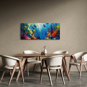 Obraz - Maľba podmorského sveta (120x50 cm)