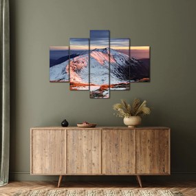 Obraz - Zimná horská panoráma II. (150x105 cm)