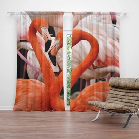 Sablio Záves Plameniaky 2: 2 ks 140x250 cm