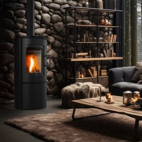 Kratki KOZA/AB/S/DR - Krbové oceľové kachle 8kW 150mm