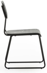 Čierne jedálenské stoličky v súprave 2 ks Aira – Marckeric