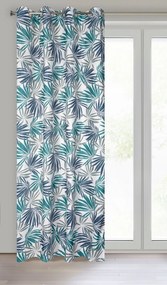 ZÁVES NA KRÚŽKOCH ELINA 140X250 CM VZOROVANÁ