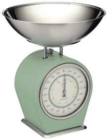 Kitchen Craft Mechanická kuchynská váha Sage green - 4 kg