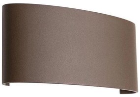 Redo 90227 - LED Vonkajšie nástenné svietidlo FABO LED/6W/230V 3000K IP54 hnedá