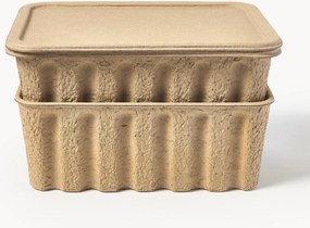 Úložné škatuľky z papierovej hmoty Pulp, H 30 cm, 2 ks