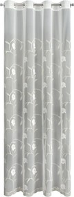 ZÁCLONA NA KRÚŽKOCH AMIRI 140X250 CM VZOROVANÁ