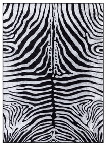 Koberec MIRO 51331.803 zebra, čierny / biely