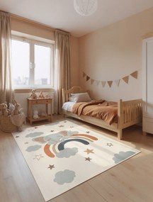 Hanse Home, Detský koberec Adventures 106430 Cream Multicolor, 200x290, viacfarebná, detská izba