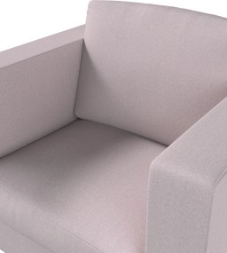 Poťah na kreslo Karlanda, krátky farba produktu ružová látka zapletaná