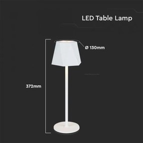 LED Stmievateľná dobíjacia stolná lampa LED/4W/5V 3000-6000K 1800 mAh biela