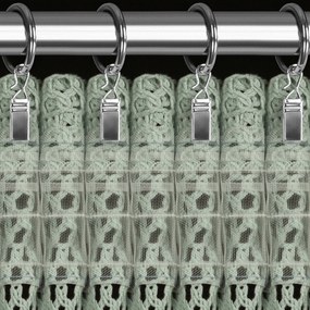 ZÁVES NA PÁSKE GABBY 140X270 CM MÄTOVÁ