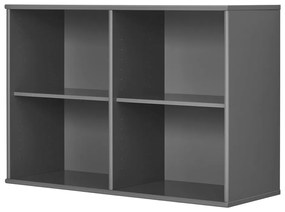 Antracitová závesná knižnica 89x61 cm Mistral – Hammel Furniture