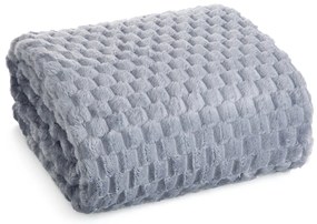 DEKA Z MIKROFLANELU CINDY6 150X200 CM STRIEBORNÁ