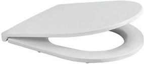 Isvea ISVEA, INFINITY WC sedátko SLIM, Easy Take, Soft Close, biela, 40KF0200I-S