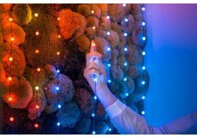 Twinkly TWKP100RGB-T - LED RGB Stmievateľná vianočná reťaz 100xLED 8 m USB Wi-Fi