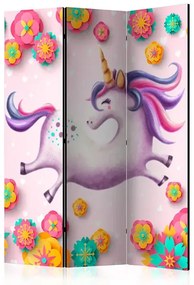 Paraván - Lithe Unicorn [Room Dividers] Veľkosť: 135x172, Verzia: Akustický