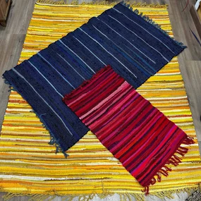 Luxusný ručne tkaný koberec - Zelený 150x90cm | BIANO