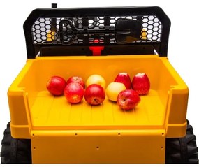 Elektrické autíčko CAT 60W/7500 mAh žltá/čierna + DO