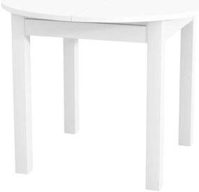 Skladací stôl Aurora 96/126x96cm biela