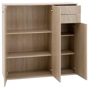 Vysoká komoda TEMPRA 2 3D2S dub sonoma