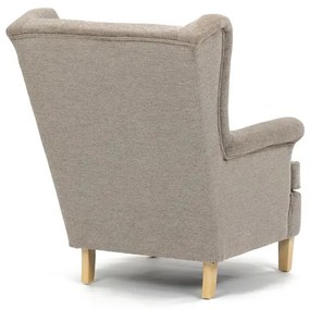 Autronic BONTEC Kreslo ušiak, béžová látka, AK-388 BGE2 Farba: Čierna