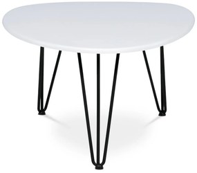 Odkladací stolík 120 x 67 cm, biela