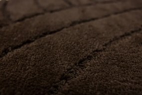 Kúpeľňový koberček Sash Wenge pruhy