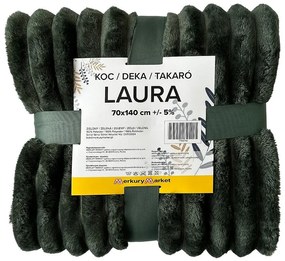Deka Laura 70x140 cm 2 zelená
