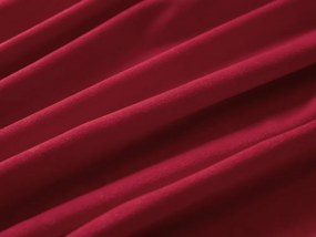 Biante Zamatový oválny obrus Velvet Prémium SVP-007 Malinovo červený 100x140 cm