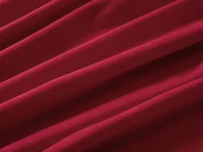 Biante Zamatový oválny obrus Velvet Prémium SVP-007 Malinovo červený 140x220 cm