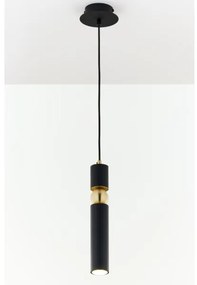 Jupiter 2003 - Luster na lanku ALAS 1xGU10/10W/230V čierna/zlatá