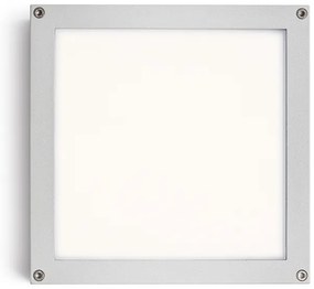 RENDL R10552 SCOTT LED vonkajšie svietidlo, stropné IP54 striebornosivá