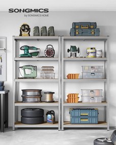 Policový regál SONGMICS 200 x 100 x 50 cm - GLR050E01