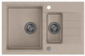 Drez Peter 156 Steingran béžový 78x50x20 + sifón