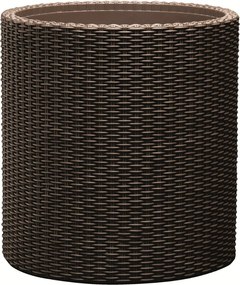 Keter kvetináč Cylinder L 39 l, hnedá
