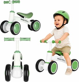 KIK Trike Fix Tiny V2 detské odrážadlo, bielo-zelené