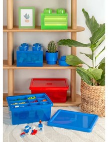 Červený plastový detský úložný box 25x25x18 cm – LEGO®