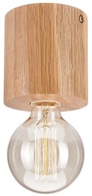 Lamkur Stropné svietidlo OAK 1xE27/60W/230V dub pr. 10,5 cm LA40820