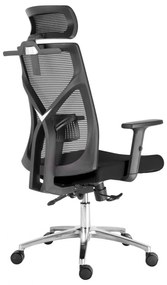 Kancelárska ergonomická stolička Neoseat DIBERTI — čierna, nosnosť 150 kg