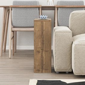 Odkladací stolík Houseland Simpi tmavý dub