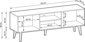 PROXIMA.store - Moderný televízny stolík - RAMONA