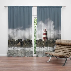 Sablio Záves Maják vo vlnách: 2 ks 140x250 cm