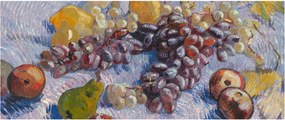 Obraz - Vincent van Gogh, Grapes, Lemons, Pears, and Apples, reprodukcia (120x50 cm)