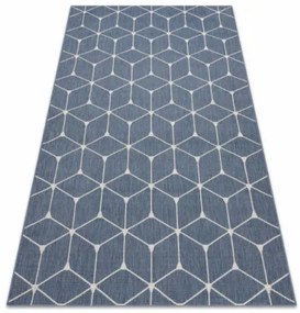 Koberec SIZAL FLAT 48721/591 Kocky 3D nebeský